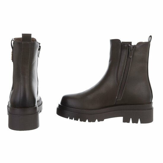 Bruine Chelsea boot Emilie   