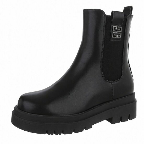 Zwarte Chelsea boot Emilie