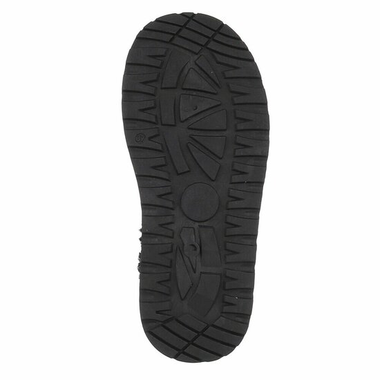 Dames sneakers zwart met warme voering en plateauzool-Celine