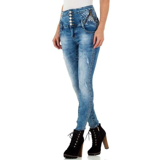 Jeans met hoge taille.