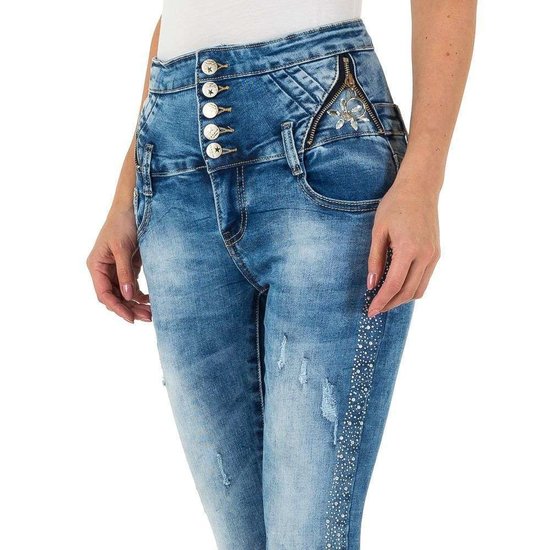 Jeans met hoge taille.