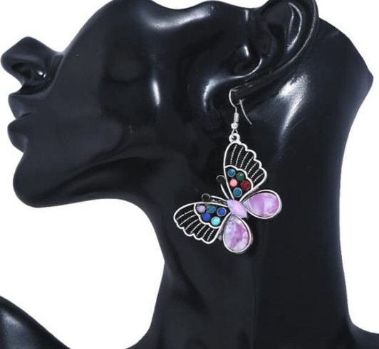 Oorbellen in vlindermodel.