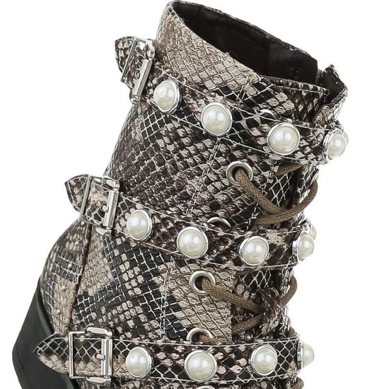 Trendy slangenprint boot Britt 2.