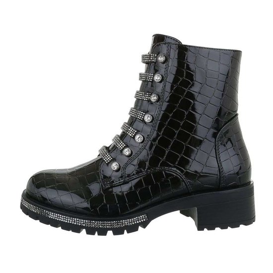 Lak boot Sidi 1 zwart.