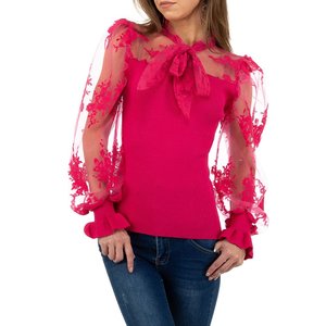 Fashion rose blouse.