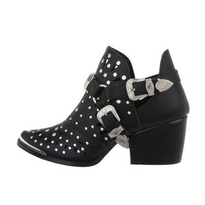 Western/bikerboot noir Corry.SOLD OUT