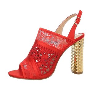 Katia rode fashion sandaal.