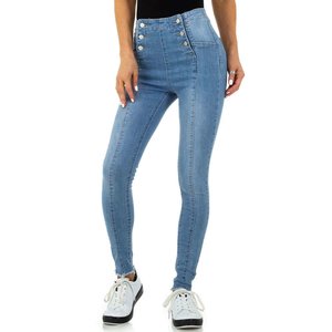 Originele high waist blue jeans.