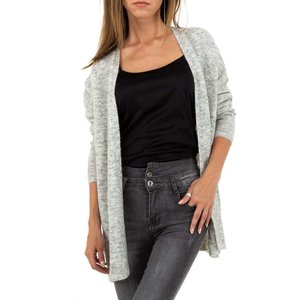 Licht grijze casual cardigan.SOLD OUT