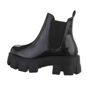 Zwarte lak Chelsea boot Doran