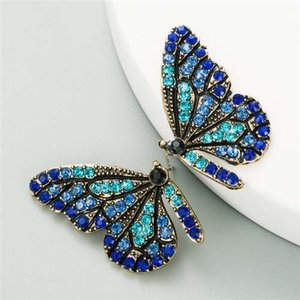 Prachtige blauwe vlindermodel oorbellen  SOLD OUT