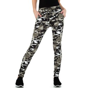 Trendy mix colour camouflage jogger jeans.