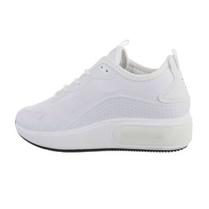 Witte hoge sneaker Evy.