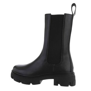 Trendy zwarte Chelsea boot Sirina.