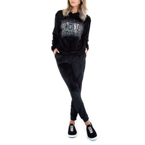 Zwarte loungewear VOGUE