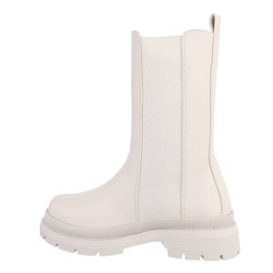 Trendy beige Chelsea boot Zamora.