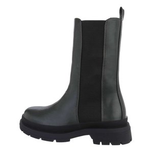 Trendy groene Chelsea boot Zamora.