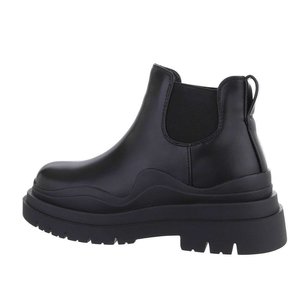 Korte zwarte Chelsea boot Smilla.