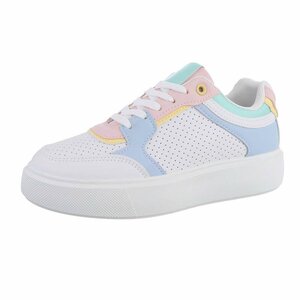 Sportieve mixed colour lage sneaker Anke.