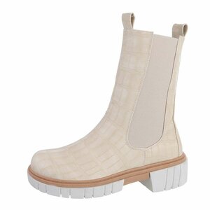 Beige Chelsea boot Miki.