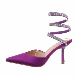 Purperen trendy pump Avely.