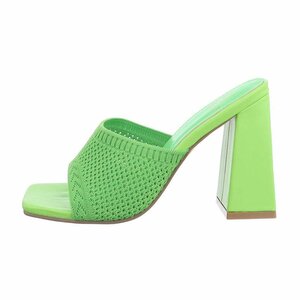  Groene hoge mixed mule Karien