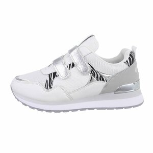 Witte mix lage mix sneaker Mary.