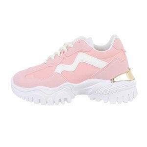 Lage rose mixed  sneaker Amberley.