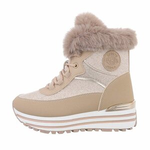 Hoge kaki winter sneaker Stansie