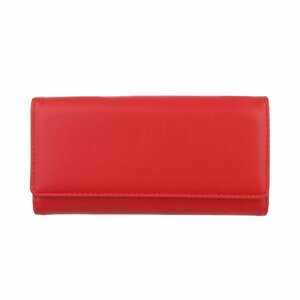Portemonnaie rectangulaire rouge
