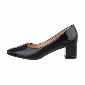 Zwarte lak pump Amella