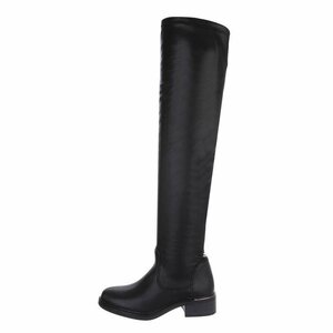 Bottes cuissardes noires Annick