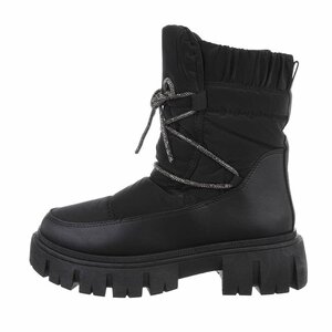 Zwarte winterboot Leslie