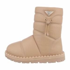 Kaki bruine winterboot Ulrika