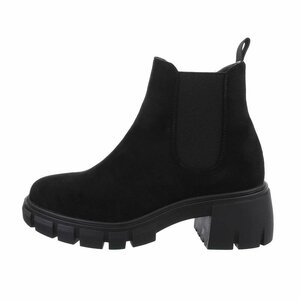 Zwarte suede Chelsea boot Magali.