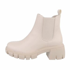 Beige Chelsea boot Magali.