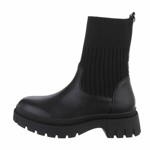 Zwarte mixed boot Amparo