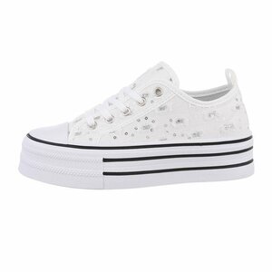 Lage witte sneaker Hiba