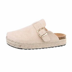 Beige daimen mule Annet