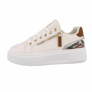  Lage beige sneaker Asul