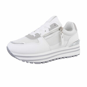 Witte hoge sneaker Merve