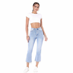 Jeans 7/8 bleu clair