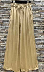 Gouden broek in satin