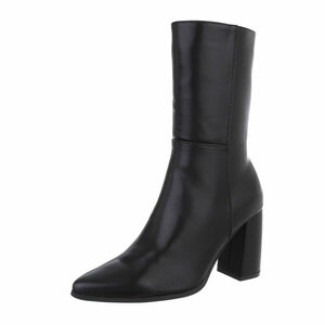 Bottines hautes noires Bibine