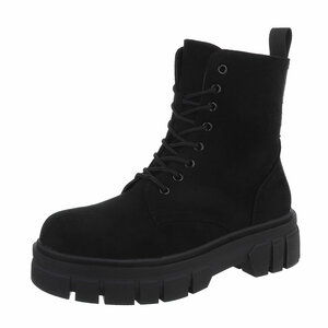 Zwarte suede boot Belita