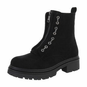 Zwarte suede boot Sigrid