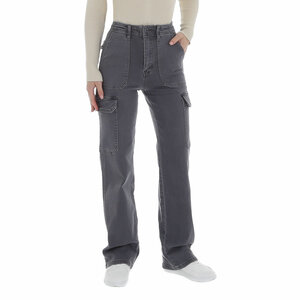 Grijze cargo broek 