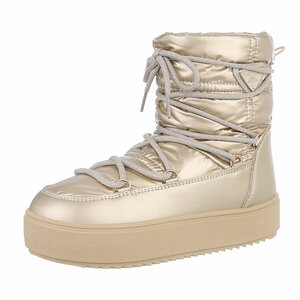 Gouden winter-snowboot Barbalina