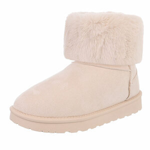 Beige daimen winterboot Ayala