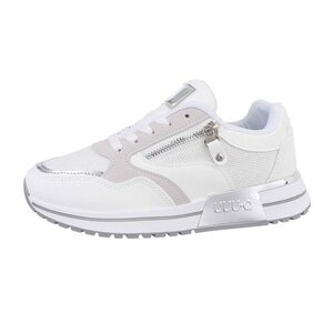 Witte lage sneaker Coba